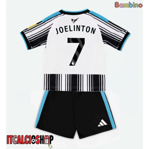 Newcastle United Joelinton #7 Prima Maglia Bambino 2026-27 Manica Corta (+ Pantaloni corti)